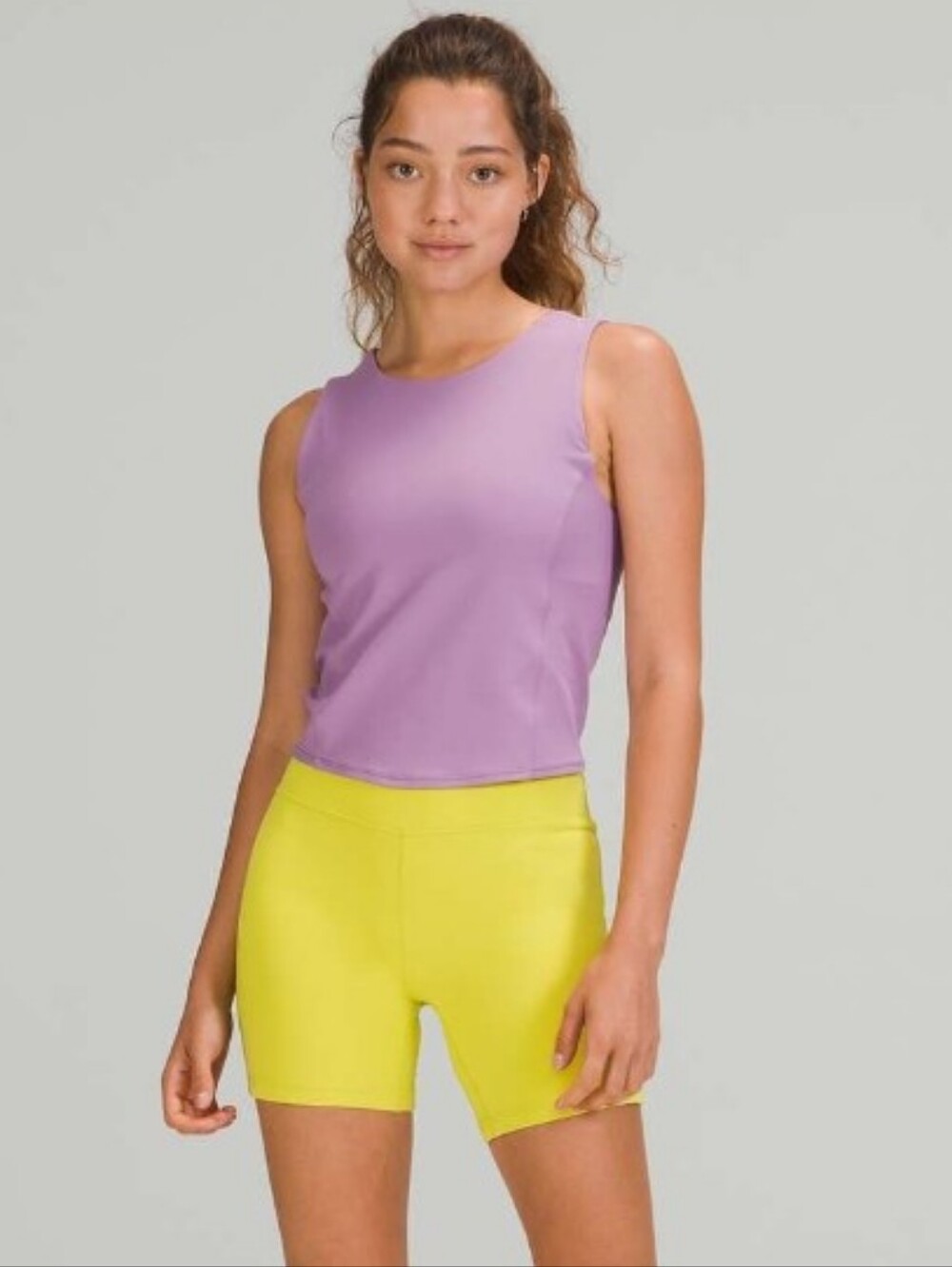 NWT Lululemon Nulu Twist Back Yoga Tank Wisteria Purple Size 4
